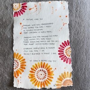 Original Painting | Water color & Ink | Handmade water color Paper